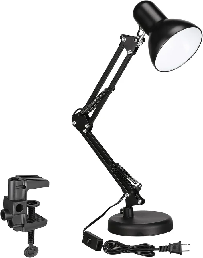 Adjustable desk lamp from the home collection
